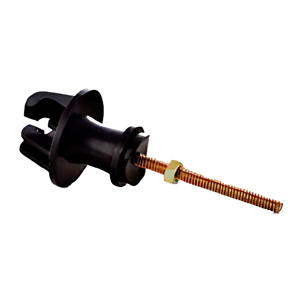 AISLADOR INTERMEDIO HBN C/ PERNO 3/16" NEGRO