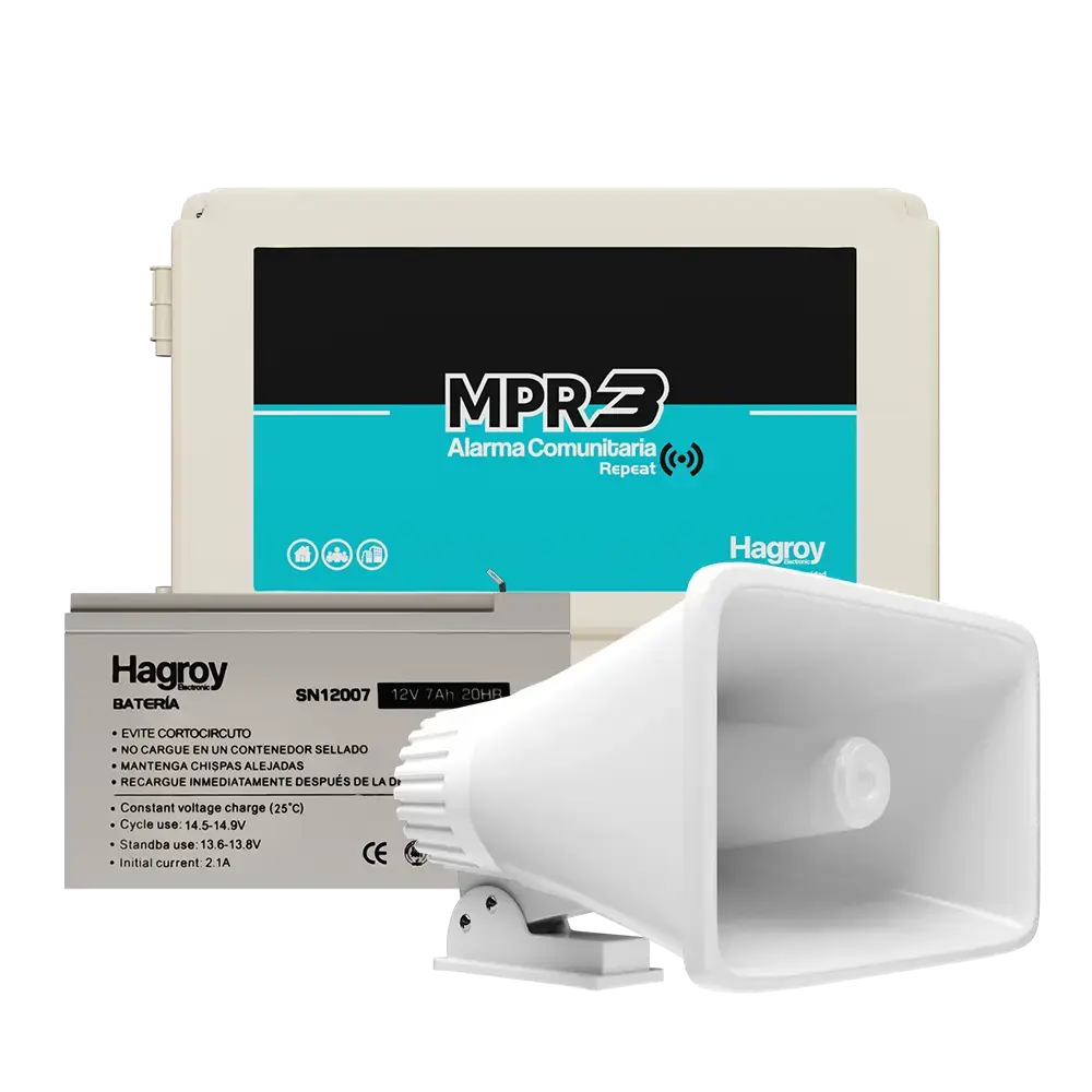 KIT ALARMA COMUNITARIA MPR-3