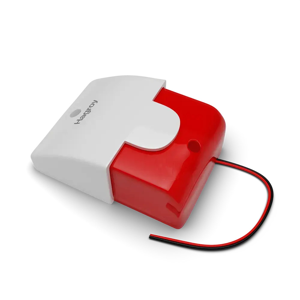 SIRENA CON LUZ ESTROBO CONVENCIONAL DE 12VDC