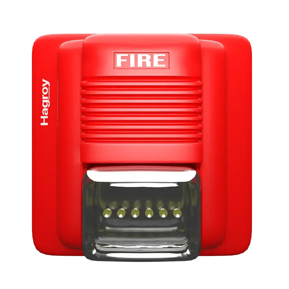 SIRENA CON LUZ ESTROBO CONVENCIONAL 12/24VDC MOD. EPA-183B