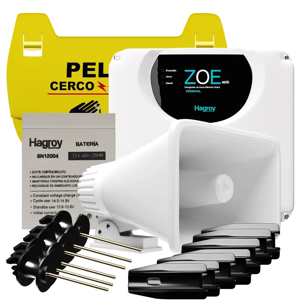KIT CERCO ZOEWIFI + AISLADORES