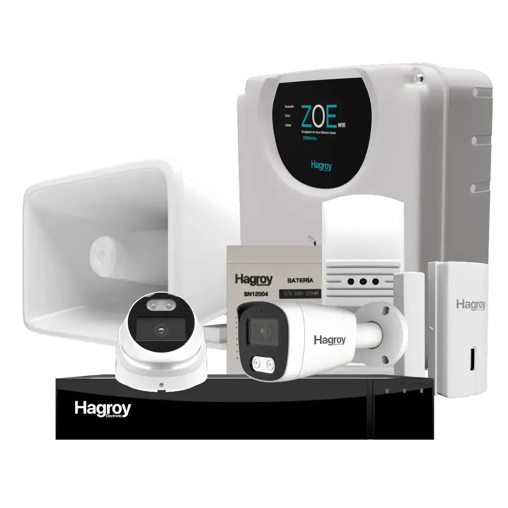 KIT ALARMA ZOE WIFI +  2 CAMARAS IP + NVR