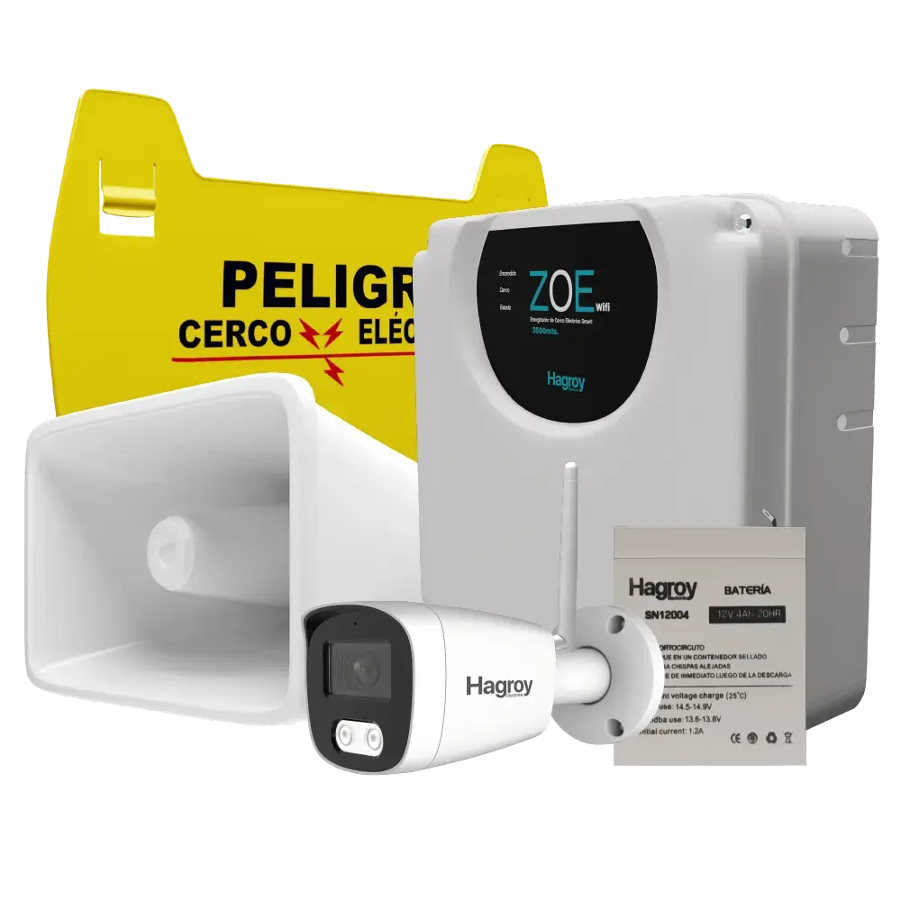 KIT CERCO ELECTRICO ZOE WIFI + CAMARA WIFI