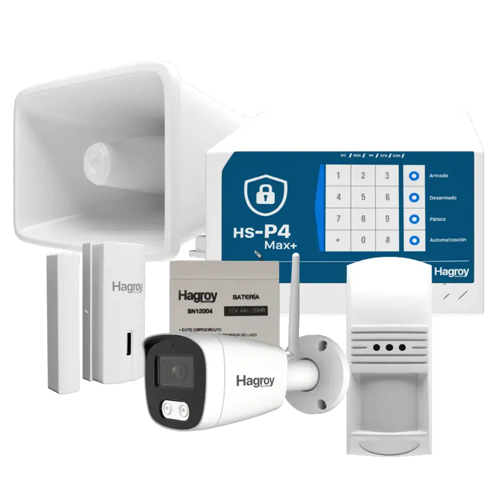 KIT ALARMA P4 WIFI + CAMARA WIFI