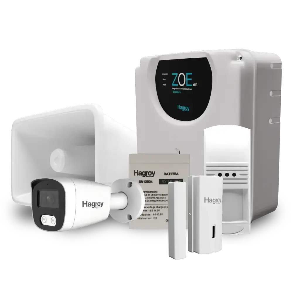 KIT ALARMA ZOE + CAMARA TUBO 5MP
