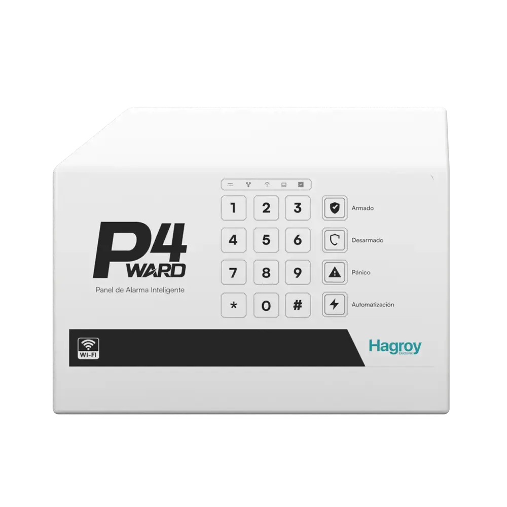 ALARMA INTELIGENTE P4 WARD EXPANDIBLE A 32 ZONAS, WIFI, SMART HOME