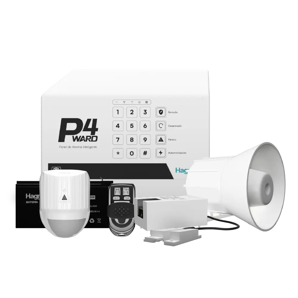 KIT ALARMA P4 WARD CABLEADO