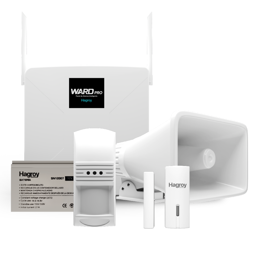 KIT ALARMA WARD PRO INALAMBRICO