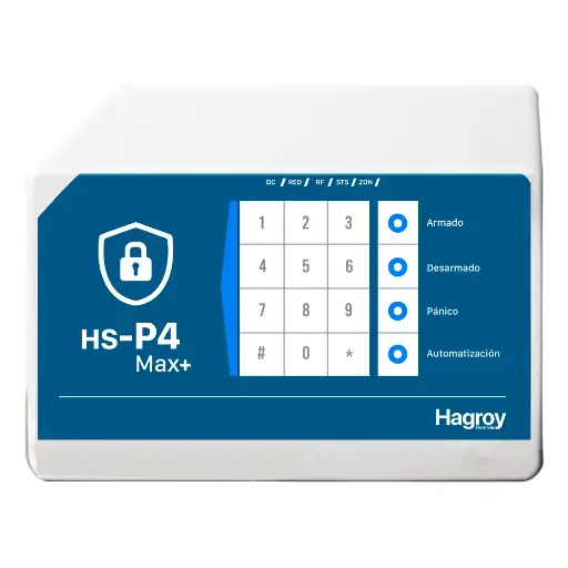 [HG-HS-P4-MAX] ALARMA RESIDENCIAL HS-P4 MAX SMD/TH C/SIR