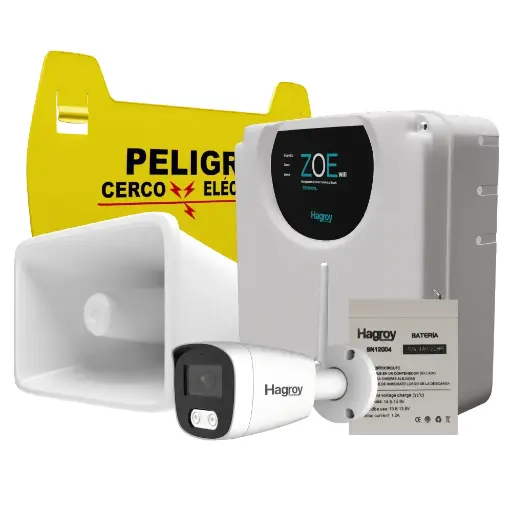 [KIT-ZOECERCO-1CAM-WIFI] KIT CERCO ELECTRICO ZOE WIFI + CAMARA WIFI