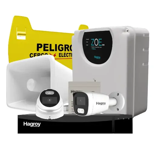 [KIT-ZOECERCO-2CAM] KIT CERCO ELECTRICO ZOE WIFI +  2 CAMARAS IP + NVR