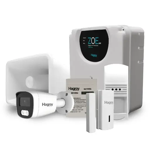[KIT-ZOE-1CAM] KIT ALARMA ZOE + CAMARA TUBO 5MP